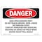 Signmission Safety Sign, OSHA Danger, 7" Height, 10" Width, High Speed Moving Part, Landscape OS-DS-D-710-L-1665 - alternate 1